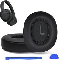 Atsarginės ausinių pagalvėlės, skirtos „JBL Tune 700“ (700BT)/710 (710BT)/720 (720BT)/750 (750BT, 750BTNC)/760 (760NC) ausinių ausų pagalvėlės su minkštesne triukšmo izoliacijos puta (juodos)
