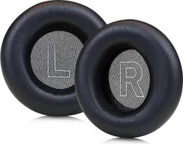 Atsarginės avikailio ausų pagalvėlės, skirtos „Bang & Olufsen Beoplay H9“, „H7“ (netinka „H9“ 3-osios kartos ir „H9i“) ausinėms, triukšmą izoliuojančios avikailio ausų pagalvėlės su atminties putomis, juodos spalvos
