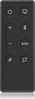 Atsarginis nuotolinio valdymo pultas, skirtas „Bose Soundbar“ II serijos modeliams 418775, 410376, 431974, 845194; ergonomiškas televizoriaus garso sistemos nuotolinio valdymo pultas, skirtas vaikams, suaugusiems ir pagyvenusiems žmonėms (juodos spalvos)