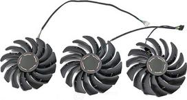 Atsarginis ventiliatorius vaizdo plokštėms „MSI RTX 2070 Super 2080 Ti Gaming X Trio“ (komplektas, 3 ventiliatoriai)