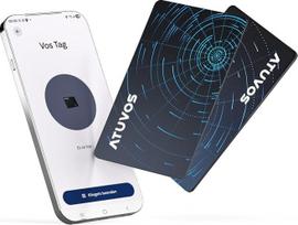 ATUVOS nauja „Dual System Air Tag Card Pro“ kortelė, skirta „Android“ ir „iOS“ įrenginiams, įkraunama piniginės sekimo kortelė, suderinama su „Google Find My Device“ arba „Apple Where?“ programėlėmis, daiktų ieškiklis, plona – 1,6 mm, 2 vnt. rinkinys