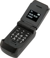 Atverčiamas telefonas, atrakinamas, 2G GSM, su „Bluetooth“ funkcija, skirtas vyresnio amžiaus žmonėms ir studentams (juodos spalvos)