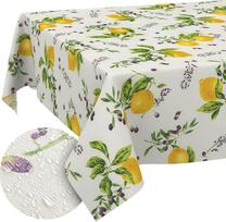 Audinys Staltiesė Plaunama staltiesė Medvilnė Poliesteris Lemon 160 x 140 cm Vidaus / lauko staltiesė