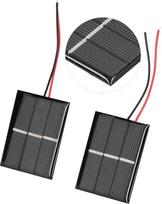 Aukšto konversijos koeficiento polisilikoninis saulės elementas – mikro saulės elementas, skirtas lauko saulės energijos reklamai (2 vnt. rinkinys) 43 x 55 mm