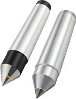 Aukšto tikslumo CNC tekinimo staklės, fiksuotas centras, MT1, MT2, MT3, legiruotas įrankinis plienas, kūginiai antgaliai (2 vnt.) (MT5–24 mm)