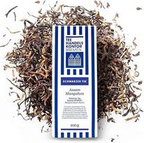 Aukštos kokybės biri juodoji arbata Assam Mangalam Indijos juodoji arbata iš geriausių arbatos sodų Tea Handel Kontor (1 pakuotė, 100 g)