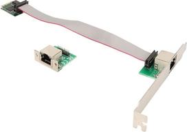 Aukštos kokybės RJ45 vieno prievado Ethernet tinklo plokštė, skirta pramoniniams kompiuteriams – 1000Mbit/s ryšio sparta, suderinama su M.2 A+E