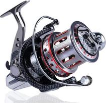 Aukštos kokybės žūklės ritė 8000-12000 Visos metalinės 10 + 1 rutulinių guolių vilktis 12-18 kg karpinės spiningo ritės DShanLa (guolių kiekis: 11, spalva: 11000)