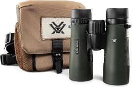 Aukštos skiriamosios gebos „Vortex Diamondback HD 8x42“ žiūronai – kristalinio skaidrumo optika – matymo laukas nuo 130 m iki 1000 m – skirti profesionaliems paukščių stebėtojams ir medžiotojams