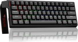 AULA WIN60 HE mechaninė žaidimų klaviatūra su kabeliu, "Hall Effect" magnetiniai jungikliai, greitasis paleidimas, reguliuojamas suveikimas, 60 % RGB klaviatūra, skirta PC/Mac (juoda)