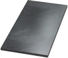 AUPROTEC stalviršis, 19 mm storio, šiferio spalvos, 140 x 70 cm, medžio drožlių plokštė su 1 mm storio ABS kraštu ir PU klijavimu, padengta melamino derva, elegantiškas ir atsparus vandeniui