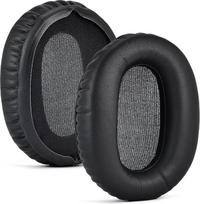 Ausinių pagalvėlių keitimo komplektas, skirtas „Sony“ ausinėms WH-CH710N (WHCH710N, WHCH710, CH710) / WH-CH720N (WHCH720, CH720) / WH-CH700N, CH710N/CH720N/CH700N ausinių apvalkalai iš atminties putų, juodi