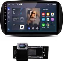 Automobilinė GPS navigacijos sistema su „CarPlay“ ir „Android“ bei HD galinio vaizdo kamera, suderinama su „Smart Fortwo Forfour Cabrio“, „Cabriolet“ ir „Coupe“ modeliais 451, 453 (Navigator C + atbulinės eigos kamera 8379)
