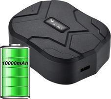 Automobilinis GPS sekiklis be abonemento, 10 000 mAh GPS sekiklis su galingu magnetu, ilgai budėjimo režimu veikiantis GPS sekiklis su realaus laiko buvimo vietos nustatymu, skirtas transporto priemonėms, automobiliams, motociklams ir sunkvežimiams, su ne