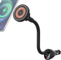Automobilinis mobiliojo telefono laikiklis su magnetu ir įkrovimo funkcija, 15 W, „Magsafe“ belaidis įkrovimas