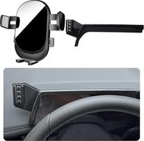 Automobilinis mobiliojo telefono laikiklis, skirtas „BMW X1“ / „X2“ automobiliams – automobilių aksesuarai [Suderinamas tik su „BMW U11“ ir „U10“ jutikliniais ekranais (2022–2026 m.)] 360° pasukami mobiliojo telefono laikikliai, skirti „iPhone“, „Galaxy“