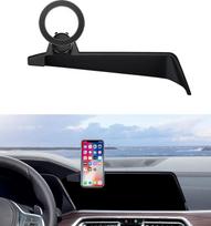 Automobilinis mobiliojo telefono laikiklis, skirtas 2019–2023 m. „BMW X5“ priedams / 2020–2023 m. „BMW X6“ priedams / 2019–2022 m. „X7“ priedams skirtas 12,3 colių ekrano fiksuojamas spaustukas, 360° pasukamas telefono laikiklis, suderinamas su „MagSafe“