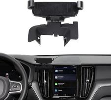 Automobilinis mobiliojo telefono laikiklis, suderinamas su „Volvo XC60“ (2018–2023 m.), mobiliojo telefono laikiklis, montuojamas ant centrinės konsolės oro ventiliacijos angos, 360° pasukamas automobilinis mobiliojo telefono laikiklis, tinkantis visiems