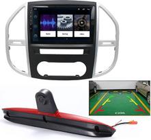 Automobilinis radijas su GPS, DVB-T, TMC, MPEG2, MPEG4, navigacija, 10 colių ekranu, „Android“ / „CarPlay“ sąsaja, GPS navigacija ir HD naktinio matymo automobilio stabdžių žibintų kamera; skirtas „Mercedes-Benz Vito W447“ (2014–2022 m., dviejų durų model
