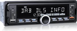 Automobilinis radijas su „Bluetooth“ ir DAB/DAB+, „CENXINY“ automobilinis radijas su „Bluetooth“, RDS, FM ir AM