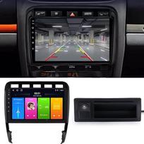 Automobilinis radijas, grotuvas, GPS navigacija, „CarPlay“/„Android“ automobilinis radijas su 9 colių HD jutikliniu ekranu, skirtas „Porsche Cayenne S 9PA Turbo 955 957“ (2002/08–2010/09) modeliams (su atitinkama rankenos juostelės kamera)