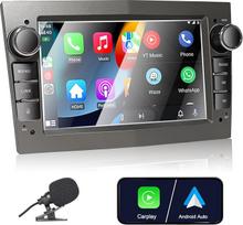Automobilinis radijas, skirtas "Vauxhall Zafira Corsa Vivaro Vectra Antara Sigum Combo Astra Meriva", suderinamas su "Carplay Android Car", 7 colių jutiklinis ekranas su "Bluetooth/FM/AM/USB/DPS/RDS/Vehicle Image Backward -
