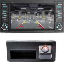 Automobilinis radijas, grotuvas, GPS navigacija, „CarPlay“/„Android Auto“ suderinamas 7 colių HD jutikliniu ekranu, skirtas „VW Tiguan Anno“, „Touareg“, „Golf 6 Variant“ ir „Sharan“ 2010 m. modeliams (su atitinkama rankenos juostelės kamera)