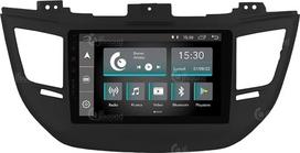 Automobilinis radijas, skirtas „Hyundai Tucson“ su standartine navigacijos sistema, galine kamera ir „Kenwood“ stiprintuvu (2015–2018 m.) – „Android“, GPS, „Bluetooth“, „Wi-Fi“, USB, DAB+, 9 colių jutiklinis ekranas, 8 branduolių procesorius, „CarPlay“, „