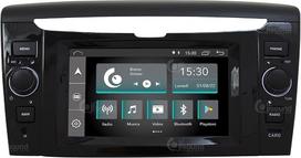 Automobilinis radijas, skirtas „Lancia Ypsilon“ (2011–2023 m.) su standartiniu radiju be priekinio USB jungties ir su CD grotuvu, „Android“, GPS, „Bluetooth“, „Wi-Fi“, USB, DAB+, 6,2 colių jutikliniu ekranu, 8 branduolių procesoriumi, „CarPlay“ ir „Androi