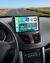Automobilinis radijas, skirtas „Peugeot 207“ (2006–2010 m.) su belaidžiu „CarPlay“ ir „Android Auto“ | „Android 15“, 4+64GB, 9 colių IPS jutiklinis ekranas, „Bluetooth“, „MirrorLink“, navigacija, GPS, ekvalaizeris, DSP, „Wi-Fi“, FM, atbulinės eigos kamer