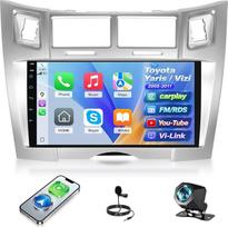Automobilinis radijas, skirtas „Toyota Yaris/Vizi“ (2005–2011 m.) + „CarPlay“ ir „Android Auto“ palaikymas