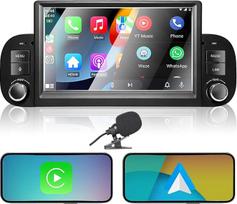 Automobilinis radijo imtuvas "Fiat Panda" 2013-2020 m. Belaidis "Carplay" ir "Android Car", 7 colių "Fiat Panda" radijo imtuvas su/AM/USB/DSP/Bluetooth/FM/Mirror Link