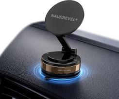 Automobilinis „MagSafe“ laikiklis su siurbtuku, „N52“ itin stiprus magnetas, pasukamas 360°, komplekte yra magnetinis žiedas, suderinamas su „iPhone“ ir „Android“ įrenginiais