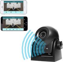 Automobilio atbulinės eigos kamera "WiFi" magnetinė kamera Vandeniui atspari IP68 atbulinės eigos automobilio kamera su išmaniąja programėle, suderinama su "Android" ir "iPhone" Naktinis matymas automobiliui, visureigiui, furgonui, priekabai