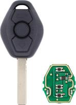 Automobilio raktas su radijo nuotolinio valdymo pultu, 3 mygtukai, 433 MHz plokštė, siųstuvas, perdavimo blokas, atsakiklis su elektronika, atsarginis rakto korpusas, frezuotas HU92, skirtas 3 serijos E46, 5 serijos E39, X3 E83, X5 E53 modeliams