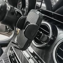 Automobilio telefono laikiklis „Ford Mustang“ (ne „Do E“) 2014–2023 m. modeliams. Priedai: apvalus oro ventiliacijos angos laikiklis