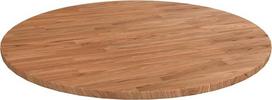 AUVYI Valgomojo stalo pakaitinis stalviršis, skersmuo 70 x 1,5 cm, apvalus stalviršis, komercinės paskirties baro stalo stalviršis, medinis stalviršis, kavinės, kavos staliuko stalviršis, restoranai, šviesiai rudas, ąžuolo masyvas