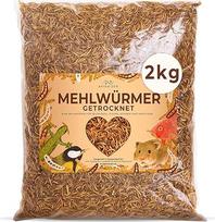 AVIDA - ZEN Džiovinti miltiniai sliekai, 2 kg (atitinka 13 litrų) Džiovinti miltiniai sliekai, baltymų turtingas užkandis laukiniams paukščiams, žuvims, ropliams ir graužikams