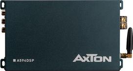 AXTON A594DSP: 4 kanalų stiprintuvas su 6 DSP kanalais, optinis įėjimas, jungiamas galios stiprintuvas, mobiliojo telefono programėlės valdymas, "Bluetooth" garso transliacija, pasirinktinai "Hi-Res Audio