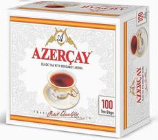 AZERCAY „Dogma Cay“ juodoji arbata su bergamotės aromatu, 200 g, iš Azerbaidžano, 100 arbatos maišelių po 2 g kiekvienas