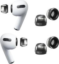 AZLA XELASTEC 2 ausų įdėklai, skirti „AirPods Pro“ 1-osios ir 2-osios kartos ausinėms – aukščiausios kokybės vientisi „AirPods“ atsarginiai antgaliai, užtikrinantys geresnį prigludimą, patogumą ir triukšmo izoliaciją – pagaminti iš aukščiausios kokybės si