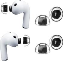 AZLA „SednaEarfit Crystal 2“ ausų įdėklai, skirti „AirPods Pro 3“ – aukščiausios kokybės vokiški LSR silikoniniai ausų įdėklai, užtikrinantys patikimą prigludimą, patogumą ir triukšmo izoliaciją (2 poros) (ML)