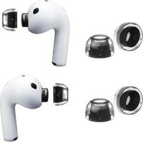 AZLA „SednaEarfit Crystal 2“ ausų įdėklai, skirti „AirPods Pro 3“ – aukščiausios kokybės vokiški LSR silikoniniai ausų įdėklai, užtikrinantys patikimą prigludimą, patogumą ir triukšmo izoliaciją (2 poros) (S)