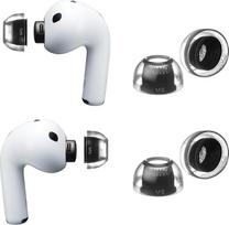 AZLA „SednaEarfit Crystal 2“ ausų įdėklai, skirti „AirPods Pro 3“ – aukščiausios kokybės vokiški LSR silikoniniai ausų įdėklai, užtikrinantys patikimą tvirtinimą, patogumą ir triukšmo izoliaciją (2 poros) (MS)