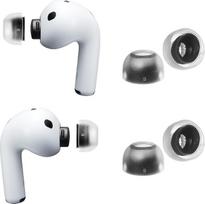 AZLA „SednaEarfit MAX“ ausų kamštukai, skirti „AirPods Pro 3“ – aukščiausios kokybės vientisi medicininiai silikoniniai ausų kamštukai, užtikrinantys švelnų prigludimą, didesnį patogumą ir geresnę triukšmo izoliaciją (2 poros) (S)