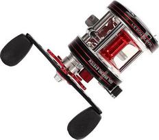 Baitcasting tipo meškerė, metalinis ritė, lengva, skirta žvejybai upėje, ežere (kairiarankiams)