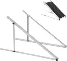 Balkono saulės jėgainės laikiklis, 114 cm (1 vnt. rinkinys). Saulės baterijos montavimo laikiklis, reguliuojamas 0–90° kampu, skirtas 100–400 W galios moduliams, aliumininiai laikikliai, skirti plokščiam stogui, balkonui ir grindims