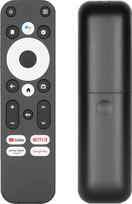 Balso nuotolinio valdymo pultas, suderinamas su MECOOL Smart Android TV Box KM2, KM2+, KM2 Plus, KM7 Plus, KD3, KD5, KP1, 11.0, TV Box, "Youtube", "Netflix", "PrimeVideo", "Google Play" mygtukų pakeitimas