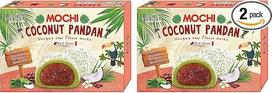 BAMBOO HOUSE Mochi Coconut Pandan, raudonosios pupelės - 1 x 180 g (2 pakuotės)