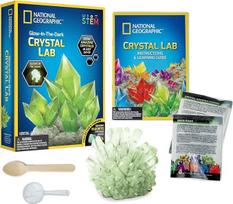 Bandai - "National Geographic" - Kristalų auginimo rinkinys - Žalieji kristalai - Mokomasis ir mokslinis žaidimas - STEM - JM80557M